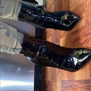 Black Patent leather heels